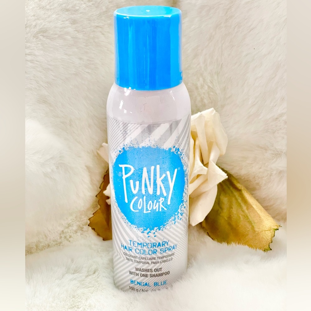New with tag PUNKY COLOUR TEMPORARY HAIR COLOR BLUE. Washes out with One Shampoo